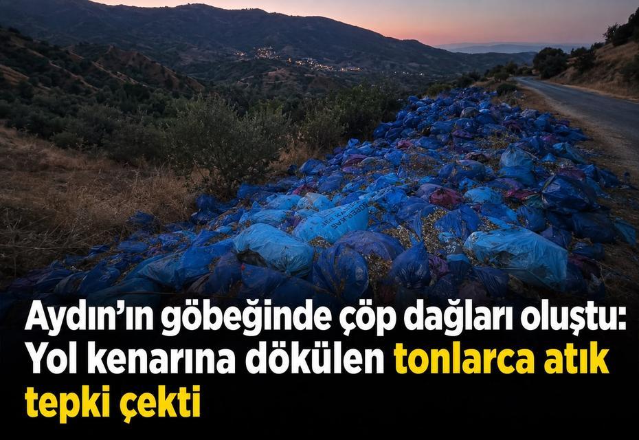 Aydın’ın göbeğinde çöp dağları oluştu