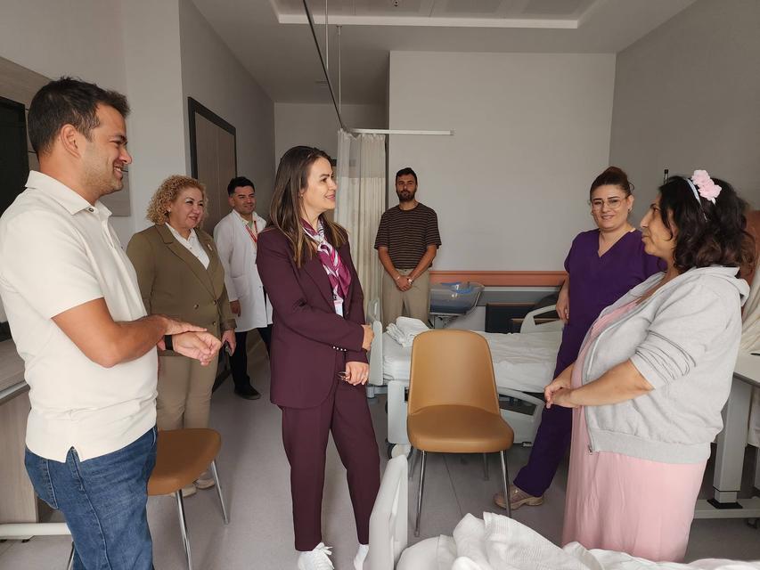 Aydın Şehir Hastanesi’nde anne ve anne adaylarına anlamlı ziyaret