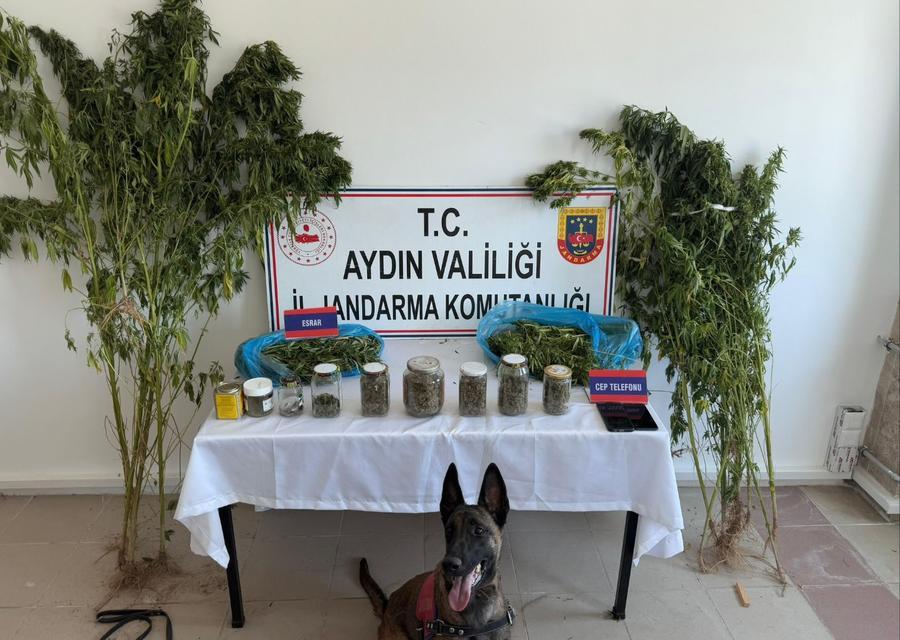 Aydın’da 3 kilo uyuşturucu ele geçirildi