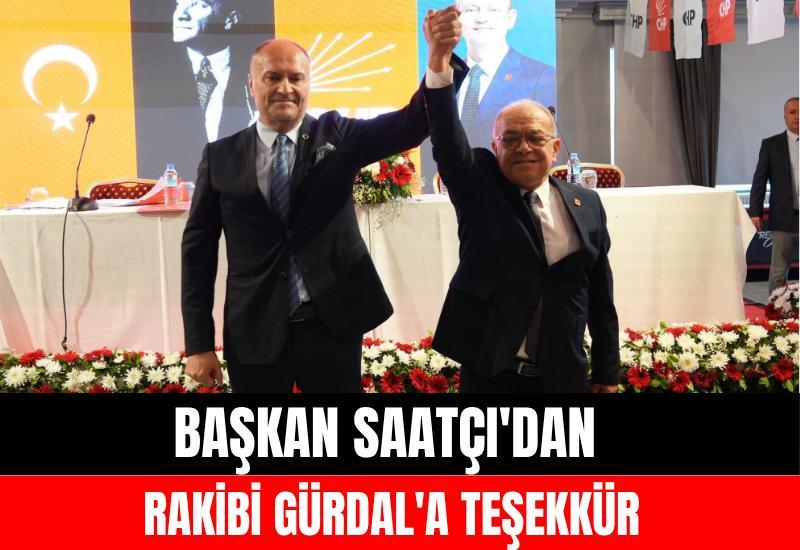 Başkan Saatçı'dan rakibi Gürdal'a teşekkür
