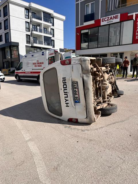 Trafik kazası:1 yaralı