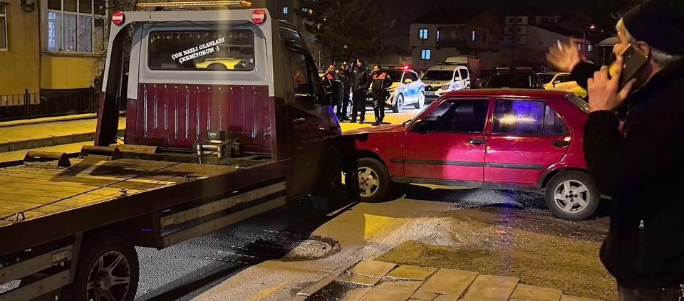 TAMİR İÇİN BIRAKILAN OTOMOBİL ÇALINDI, TAMİRCİ BAŞKA BİR ARAÇLA ÇALINAN ARACI KOVALADI