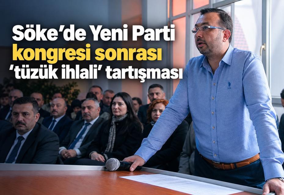 Söke’de Yeni Parti kongresi sonrası “tüzük ihlali” tartışması