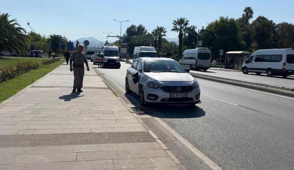Otomobilin çarptığı kadın ağır yaralandı