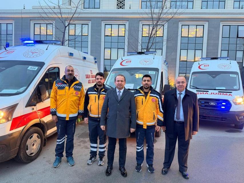 Aydın’a tahsis edilen yeni ambulanslar hizmet için yola çıktı