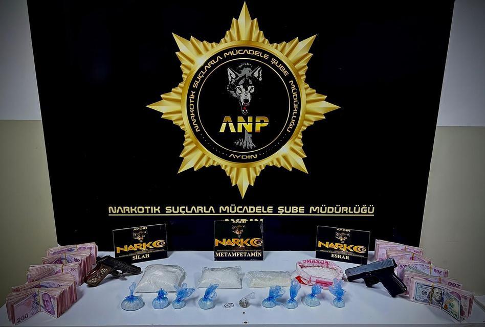 Aydın’da 1 kilo 140 gram uyuşturucu ele geçirildi: 2 şüpheli tutuklandı
