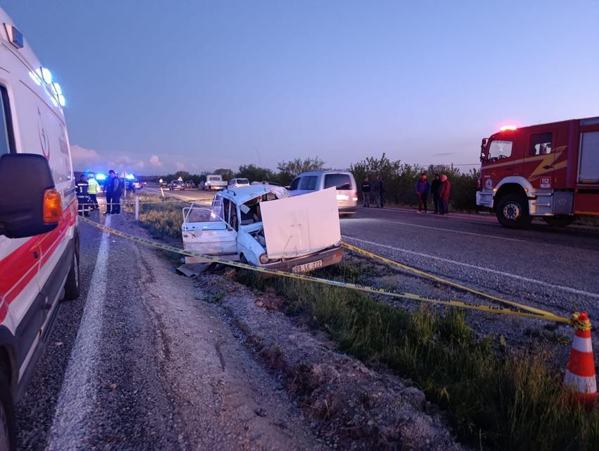 Otomobil takla attı:1 ölü, 4 yaralı