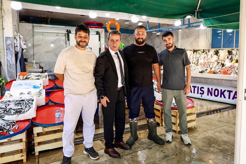 Başkan Yetişkin'den balıkçılara sezon desteği