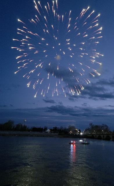 Meriç Nehri'nde nefes kesen polis gösterisi