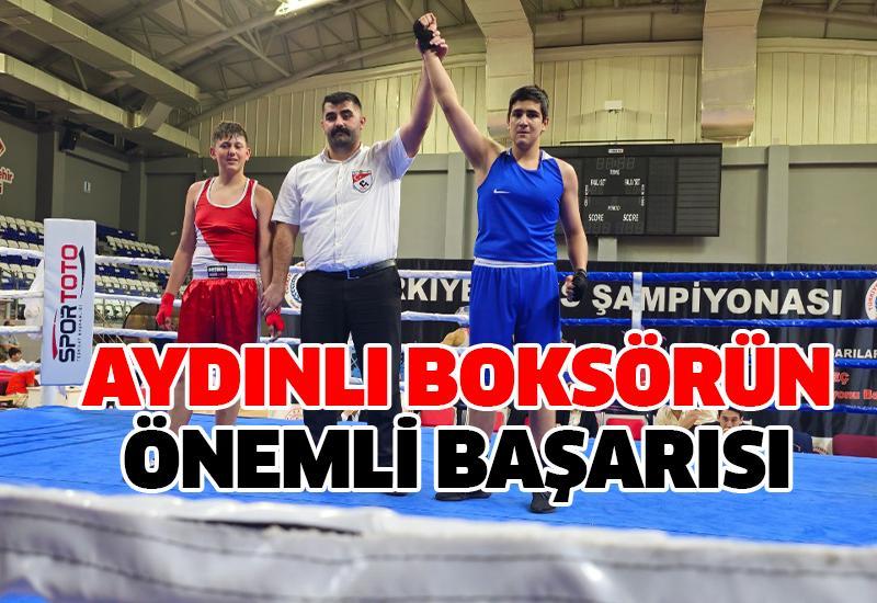 Aydınlı boksör Türkiye Üçüncüsü oldu