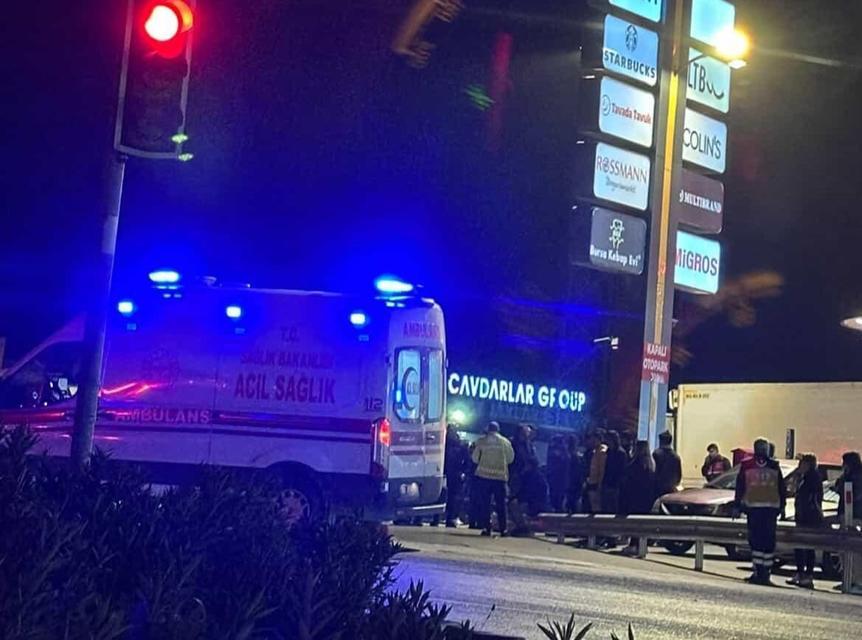 Tırın çarptığı motosiklet sürücüsü hayatını kaybetti