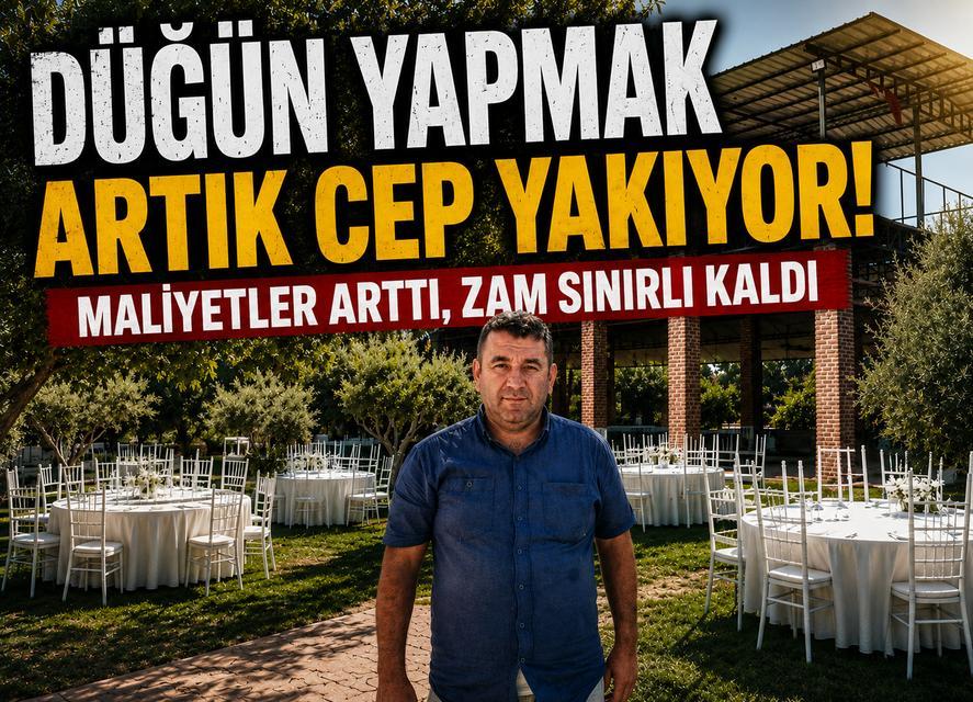 Düğün yapmak artık cep yakıyor