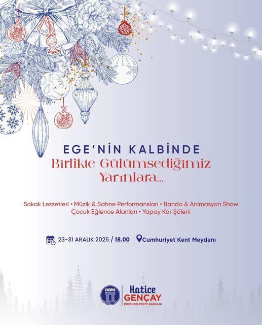 Ege’nin kalbi Didim’de yılbaşı coşkusu başlıyor