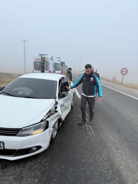 Sis kazaya neden oldu: 1 yaralı