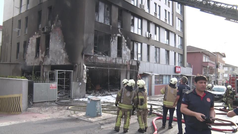 Korkutan iş yeri yangını