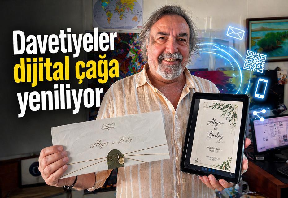 Davetiyeler dijital çağa yeniliyor