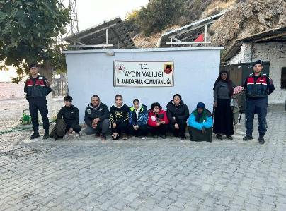 Aydın'da 8 düzensiz göçmen yakalandı