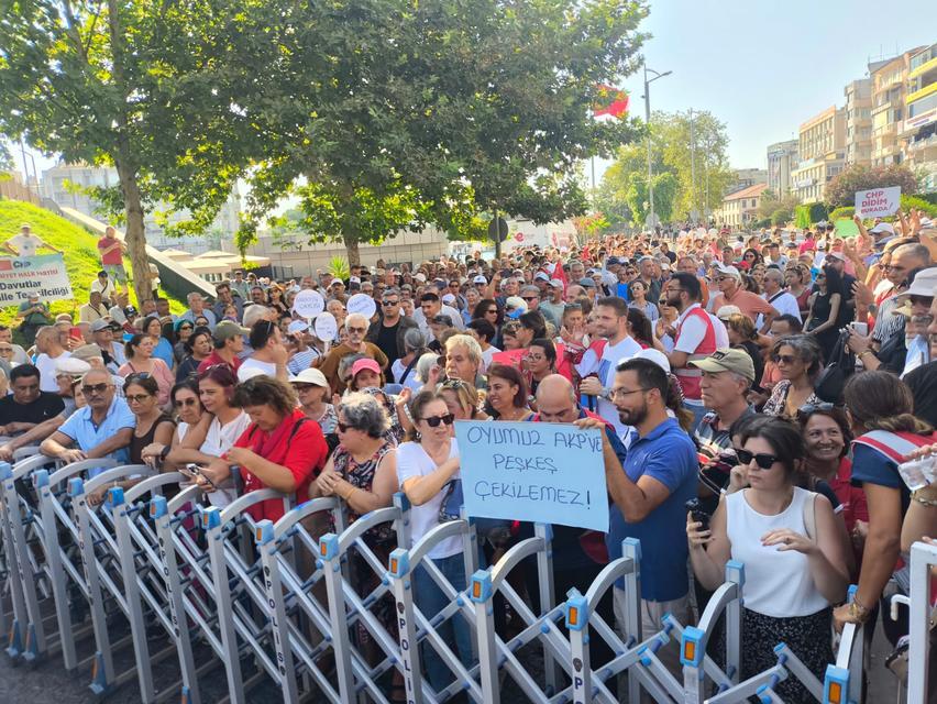 Aydın'da CHP'liler, mitingde buluştu