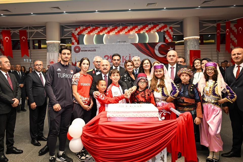 Aydın’da, Cumhuriyet Resepsiyonu gerçekleştirildi