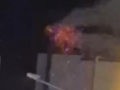Çine’de geceyi alevler aydınlattı