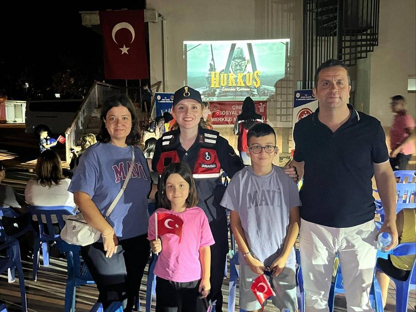 Aydın'da jandarmadan aile ve çocuklar için etkinlik