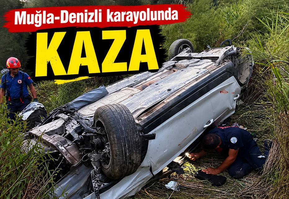 Muğla-Denizli karayolunda kaza