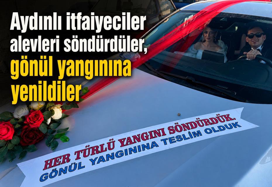 Aydınlı itfaiyeciler alevleri söndürdüler, gönül yangınına yenildiler