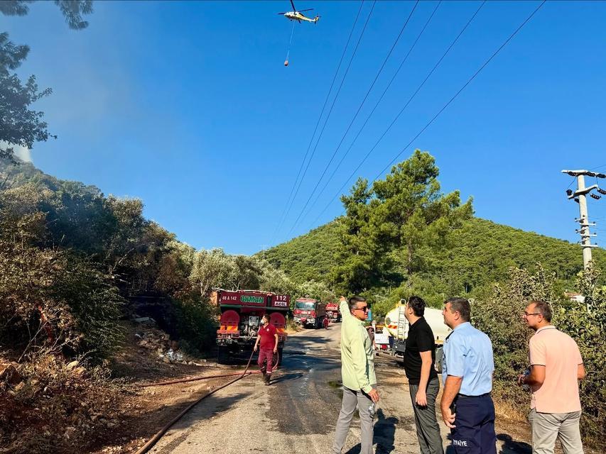 Muğla’daki orman yangını kontrol altına alındı