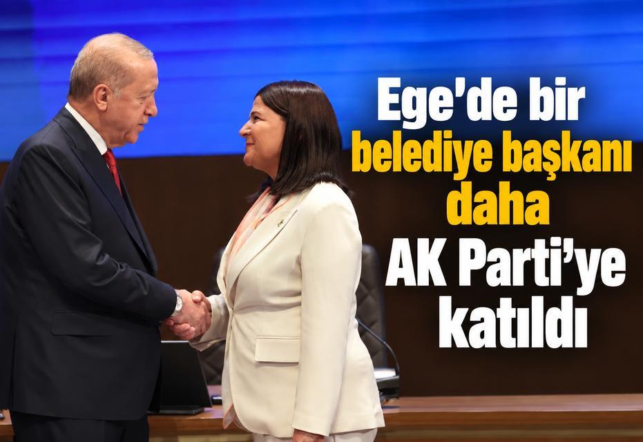 Ege'de bir belediye başkanı daha AK Parti'ye katıldı