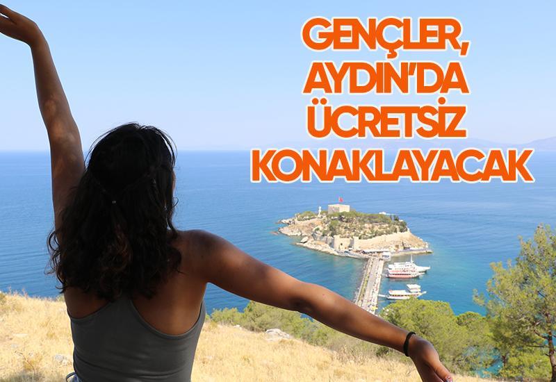Gençler, Aydın’da ücretsiz konaklayacak