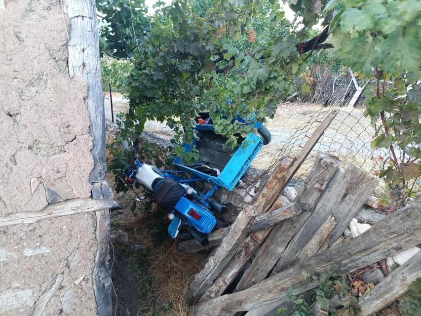 Motosiklet kazası 71 yaşındaki adamı hayattan kopardı