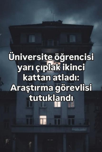 Üniversite öğrencisi yarı çıplak ikinci kattan atladı: Araştırma görevlisi tutuklandı