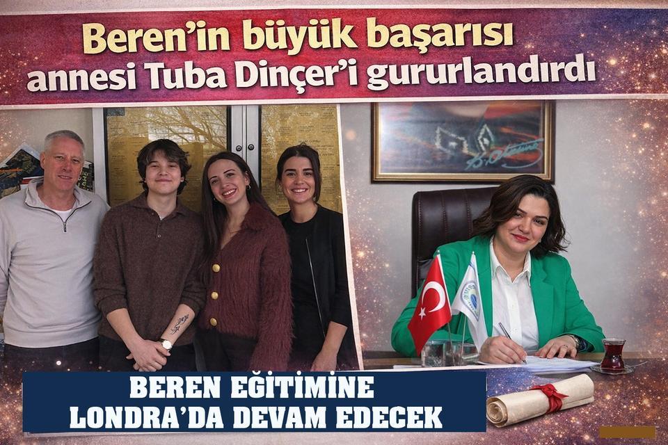 Beren’in büyük başarısı annesi Tuba Dinçer’i gururlandırdı