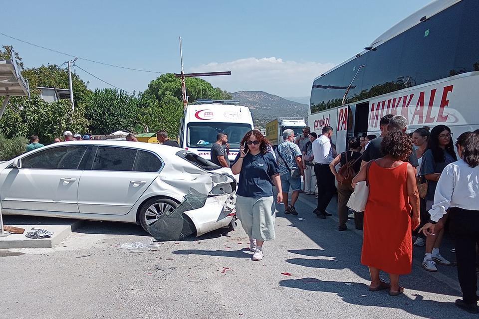 Çine’de korkutan zincirleme kaza: Otobüs de kazaya karıştı