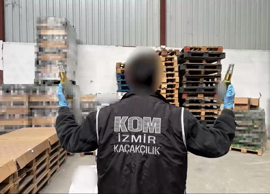 Yılın en büyük kaçak içki operasyonu: 3 milyon 800 bin liralık kaçak içki ele geçirildi