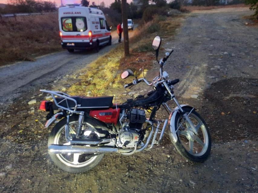 Motosiklet kazası: 1 yaralı
