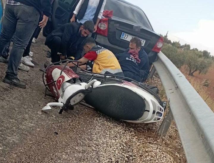 Otomobilin çarptığı motosikletin 79 yaşındaki sürücüsü hayatını kaybetti
