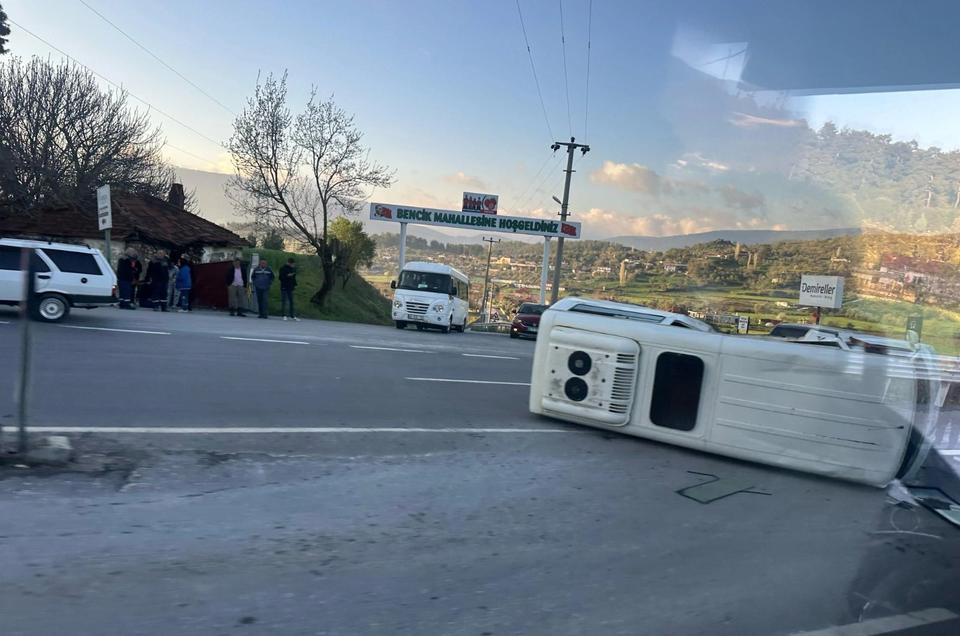 Yatağan’da işçi servisi kazası: 6 yaralı