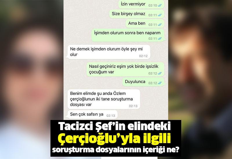 YİKOB’ta şef olarak görev yapan 56 yaşındaki T.Ö., aynı yerde sürekli işçi olarak çalışan 49 yaşındaki R.Ö. isimli kadına hem iş yerinde hem de aynı gün akşam yazılı mesajlarla cinsel tacizde bulunduğu için 7 ay 15 gün hapis cezasına çarptırılmış, ikilinin arasındaki WhatsApp yazışmaları soruşturma dosyasında yer almış ve mahkeme kayıtlarına geçmişti.