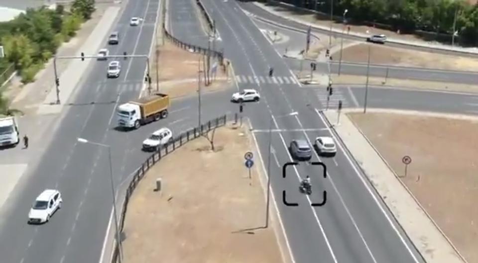 Dron destekli trafik denetimi