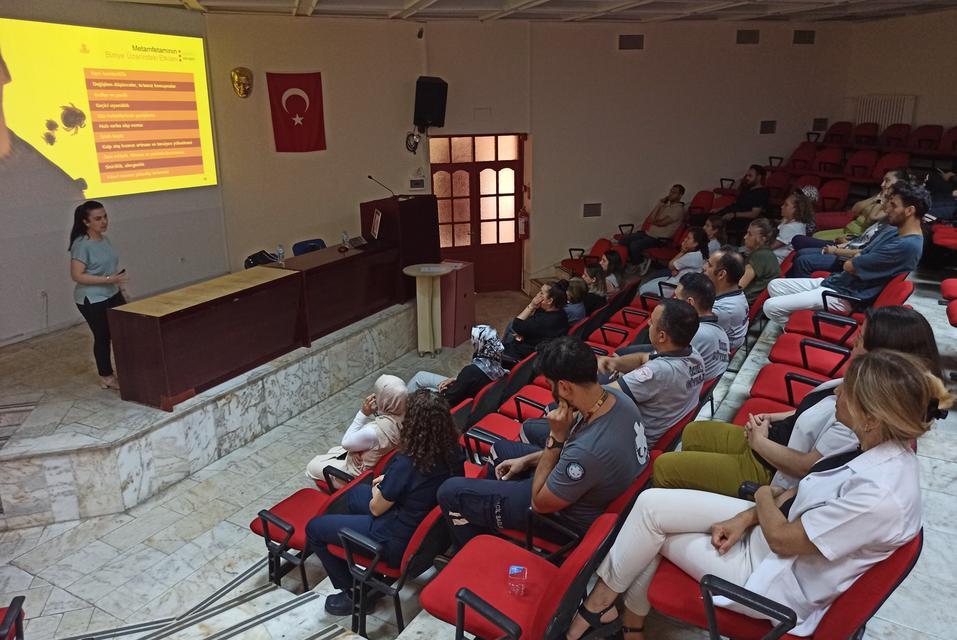 Aydın Devlet Hastanesi’nde narkotik eğitimi düzenlendi