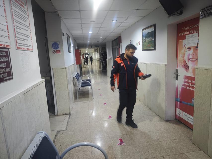 Hastanede 5 kişi karbonmonoksit gazından etkilendi