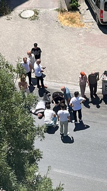 Feci kaza: Süratle gelen otomobil yayaya çarpıp kaçtı