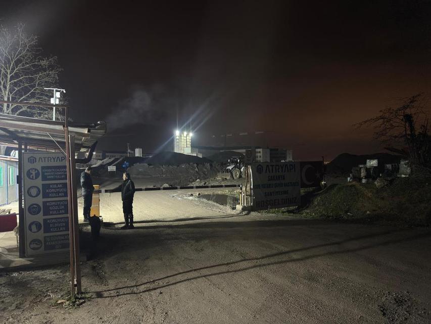 Şehir hastanesinde yangın paniği: 5 işçi yaralandı