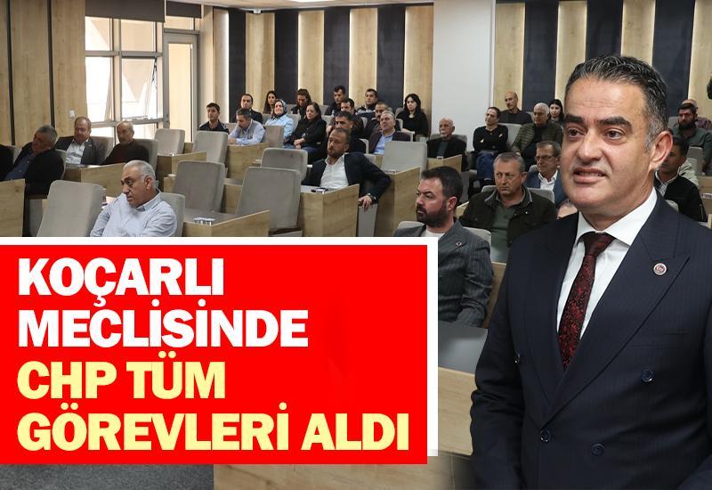 Koçarlı meclisinde CHP tüm görevleri aldı