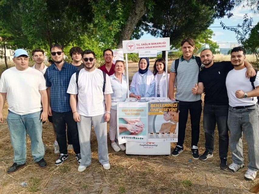 Nazilli'de cilt kanseri ve sigaranın zararlarına dikkat çekildi