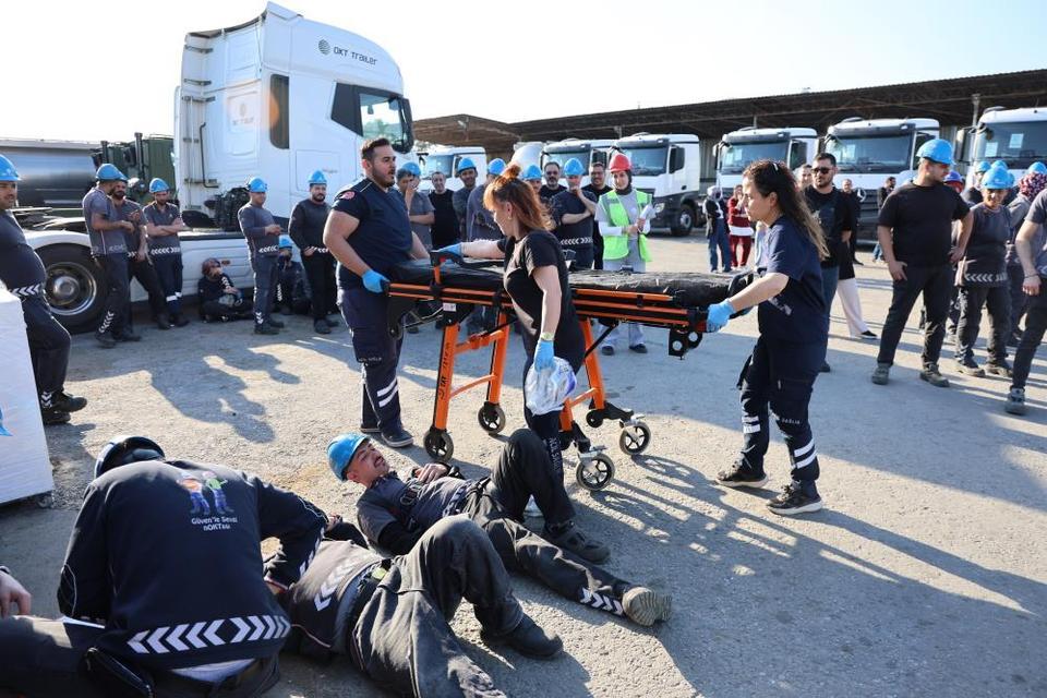 112 görevlileri tatbikatı gerçek zannetti