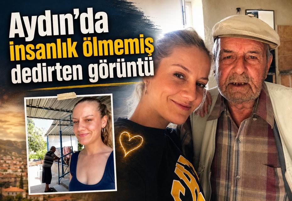 Aydın’da insanlık ölmemiş dedirten görüntü