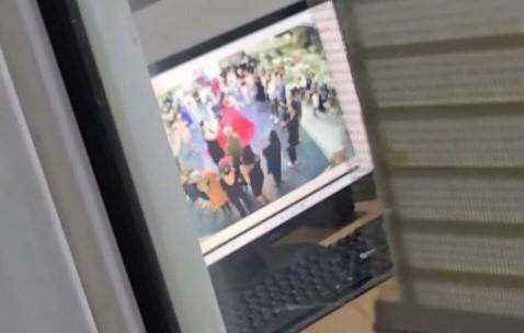 Kına eğlencesinde gelinin üzerine avize düştü