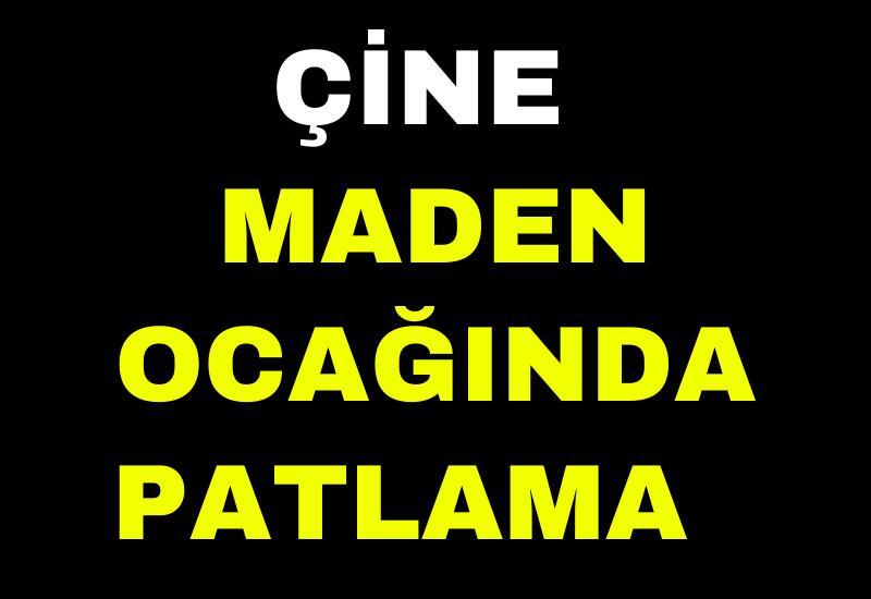 Çine maden ocağında patlama